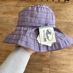 San Diego Hat Co. Purple Kids Sun Hat Size 2-4